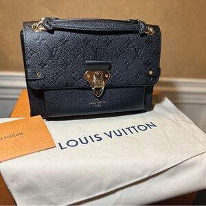 Authentic NEW Louis Vuitton Vavin PM Monogram Empreinte Leather Handbag with TAG